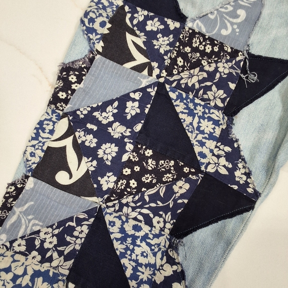 Polo Ralph Lauren~Womens Avery Boyfriend Patchwork Jeans~Light Wash Denim~25 - Picture 4 of 11